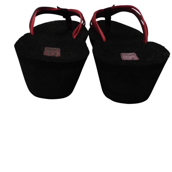 Teva Mush Womens Wedge Flip Flops Size 11 Pink Ombre Wedges Lightweight - Picture 5 of 7